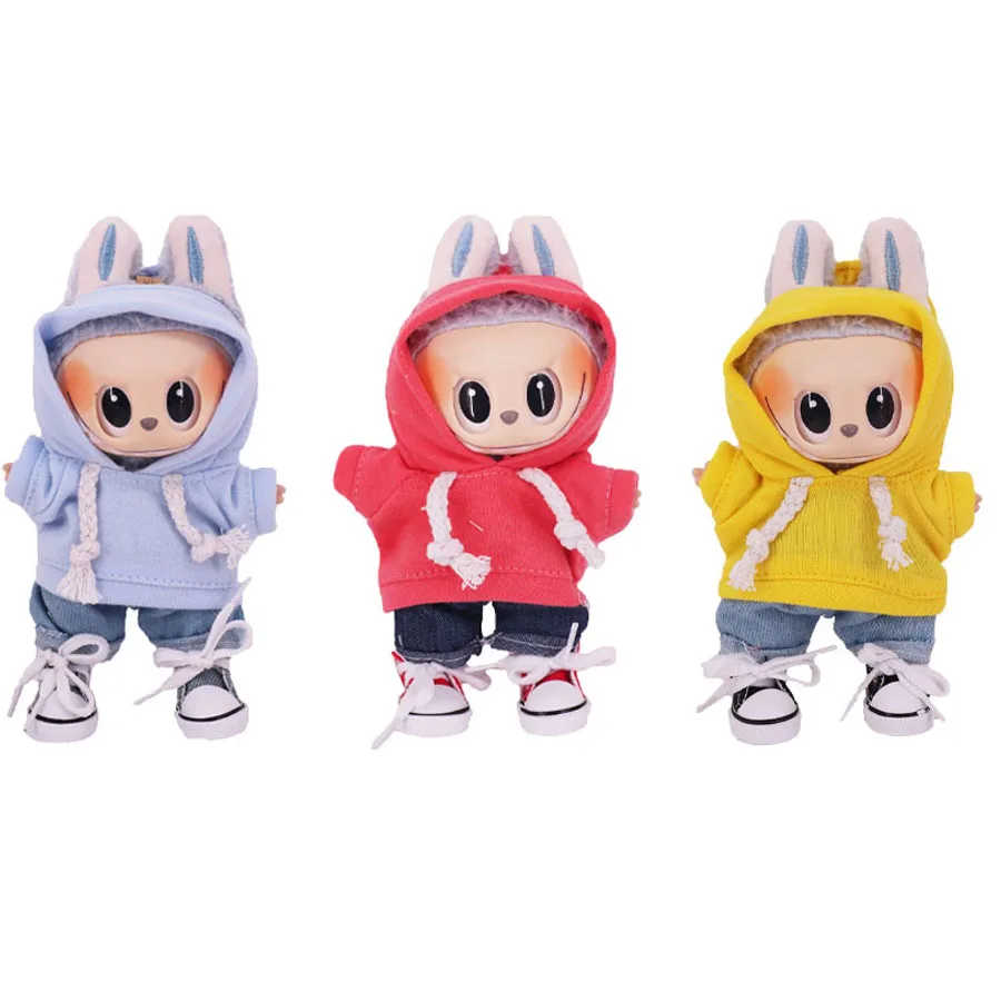 Толстовка для куклы Labubu Internet Celebrity, 18 см