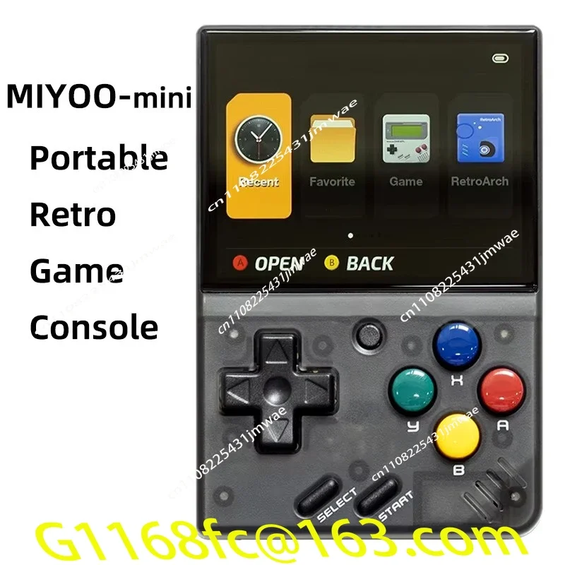 128 GramsMini V4 Portable Retro Handheld Game Console with 2.8-inch High-definition IPS Screen, Gift Car Reader and Storage part