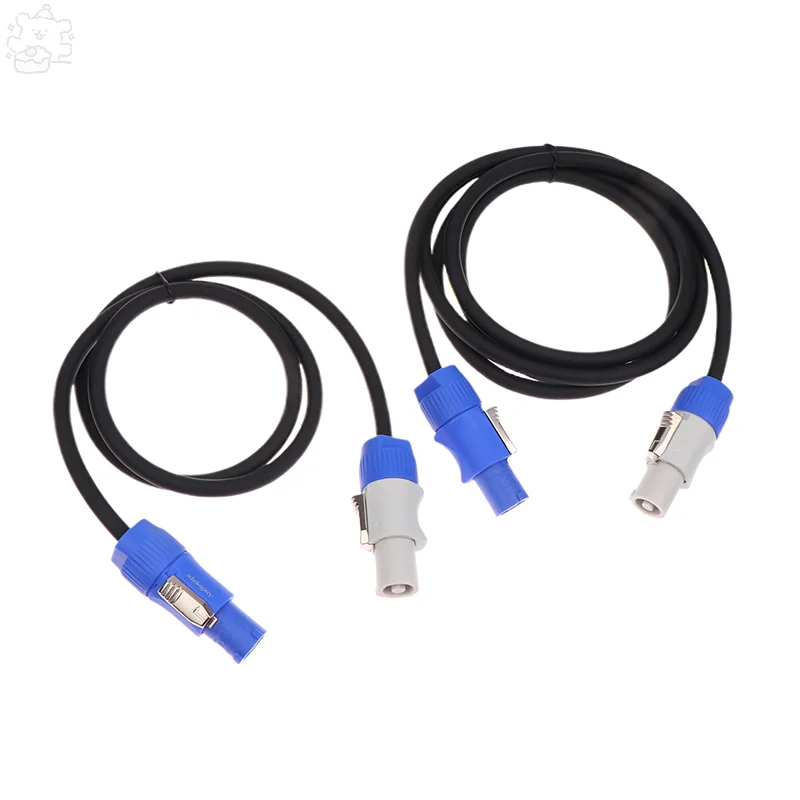 1 pieza negro 3 núcleos Cable de conexión de alimentación PowerCON 3x1,5 mm2 Cable de extensión monofásico para luz de escenario espectáculo de eventos de luz LED