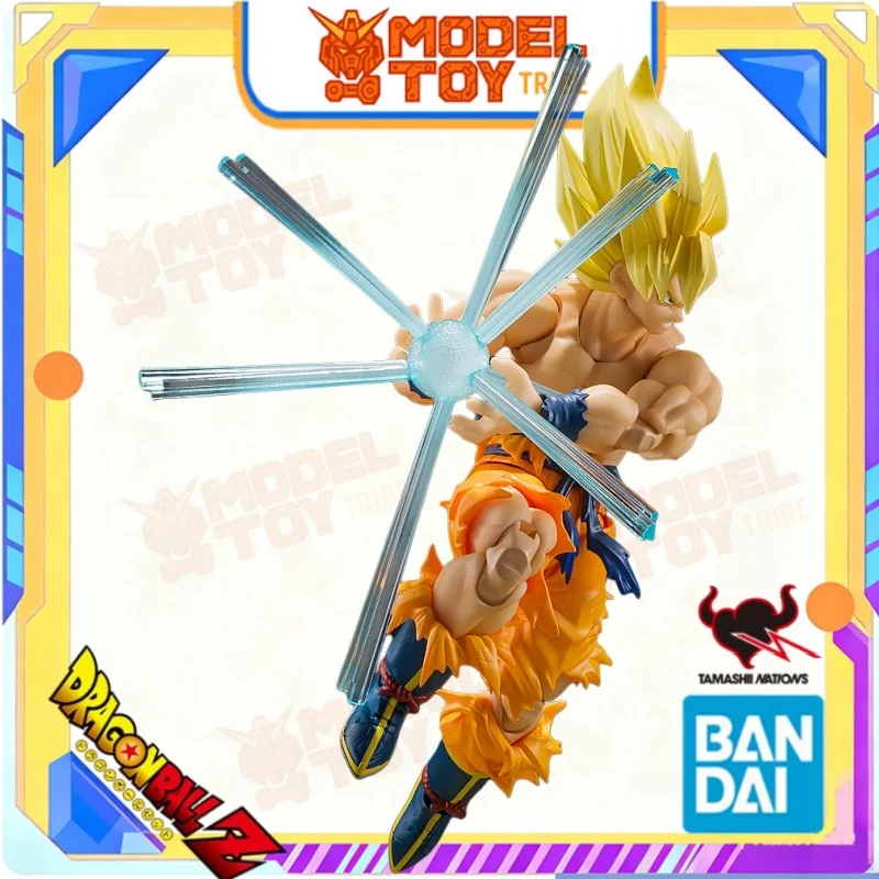

In Stock Japan Bandai Original Anime SHF Dragon Ball 14.5cm Super Saiyan Son Goku Legendary Super Saiyan Action Figure Model Toy