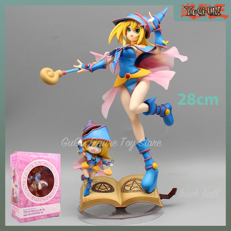 

Ю-Ги-о! Аниме-фигурки 28 см Yugioh Mana Dark Magician Girl, Статуя куклы, ПВХ фигурка, коллекция моделей, милые декоративные игрушки, подарок