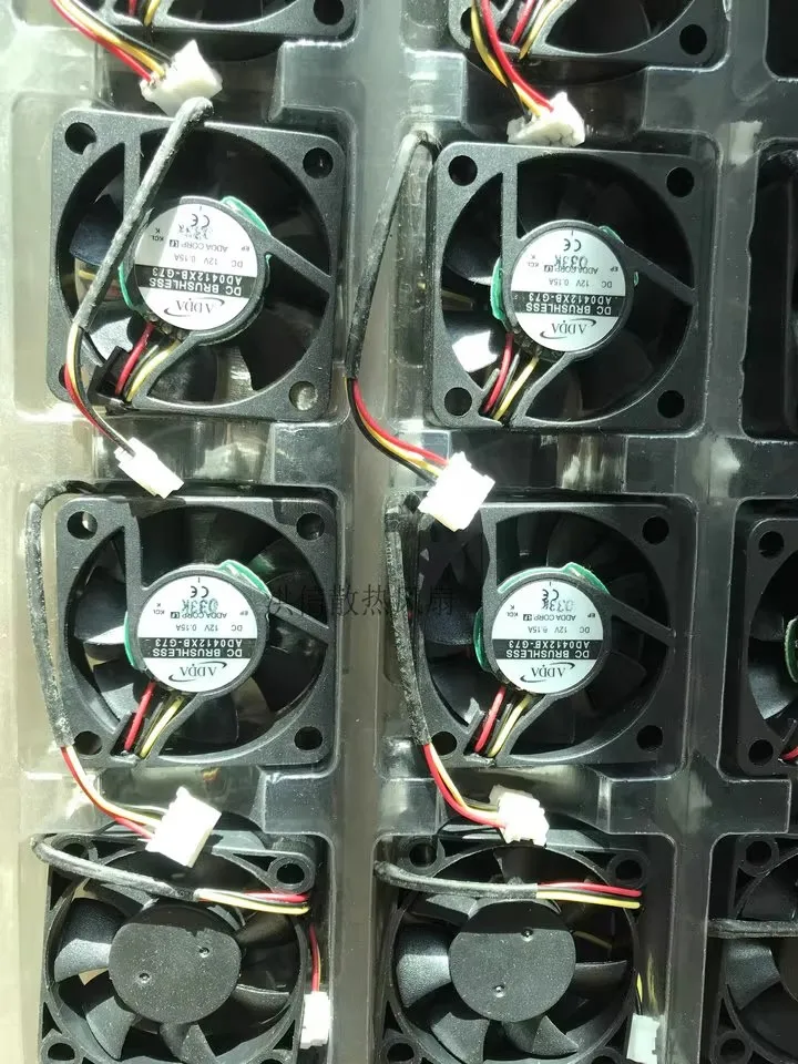 Gratis Pengiriman Asli Baru Asli ADDA 4010 AD0412XB-G73 DC12V 0,15A Kipas Bantalan Bola Ganda