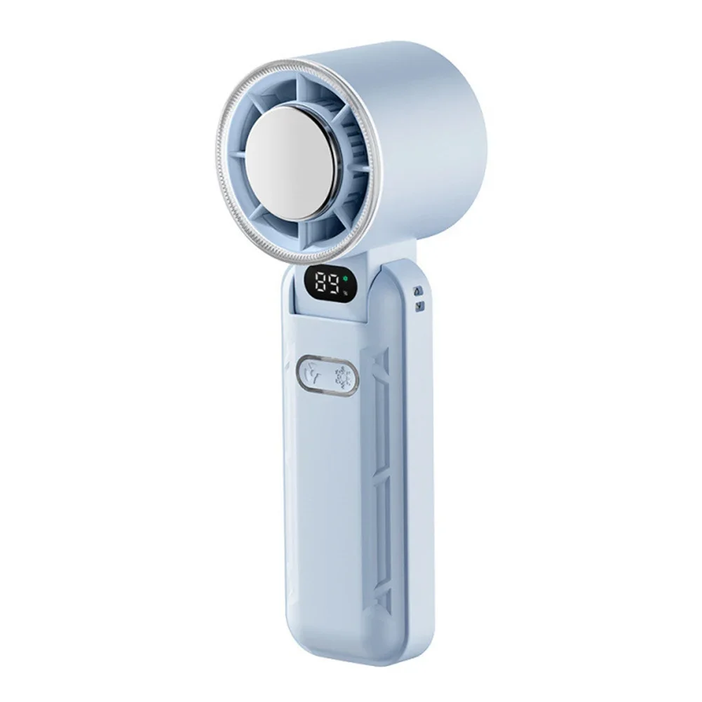

Handheld Air Cooling Turbo Fan with 100 Wind Speeds and Rechargeable 3600mAh Battery for All Your Cooling Needs