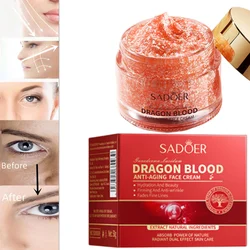 Ganoderma Creme Facial Anti-Rugas para Mulheres, Brilhante, Ganoderma, Sangue de Dragão, Clareamento, Hidratante, Anti-Envelhecimento, Reparos, Cuidados com a Pele, Corretivo