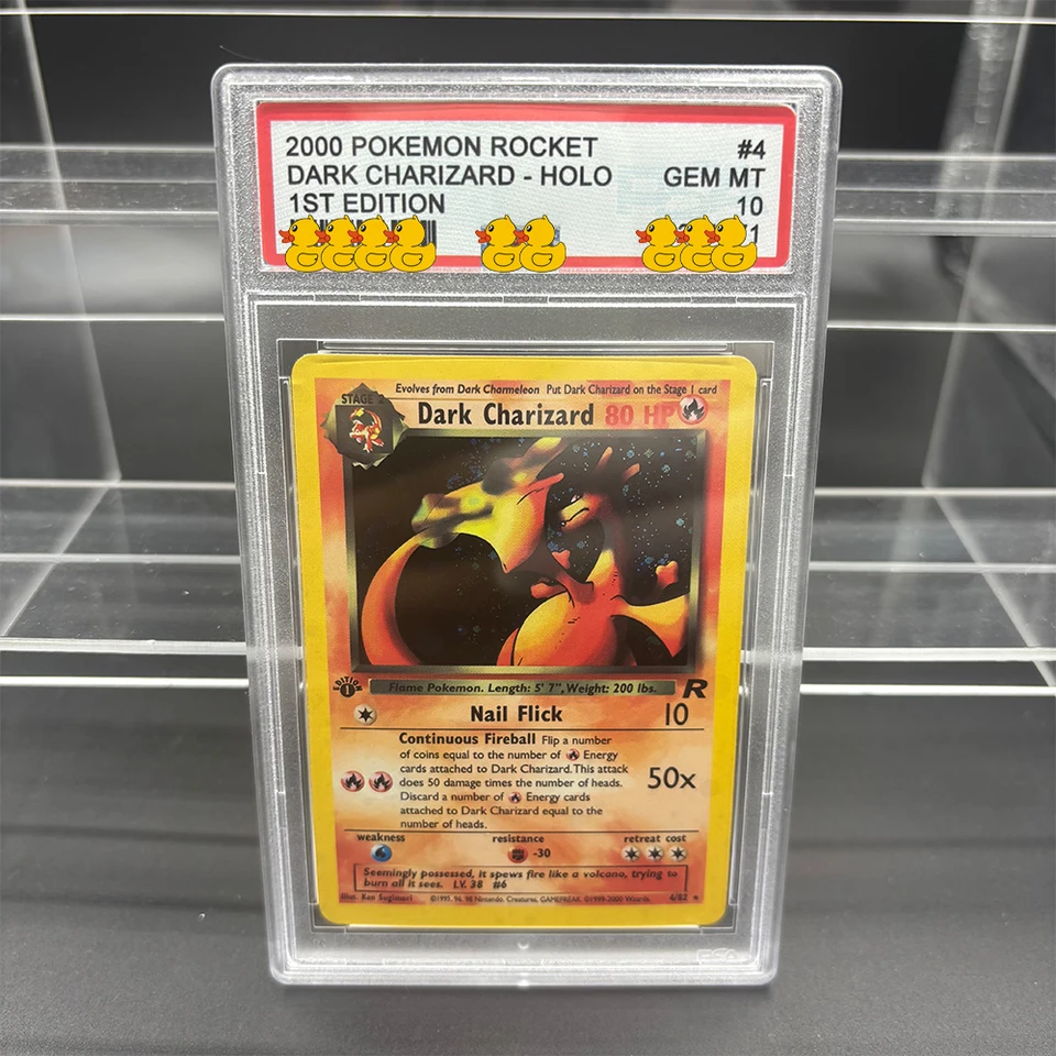 DIY PTCG Rating Card Collection Card 2000 DARK CHARIZARD-HOLO 1ST EDITION Copy 10Points Rating Card Card Anime Game Card Gift - AliExpress 26 DIY PTCG Rating Card Collection Card 2000 DARK CHARIZARD-HOLO 1ST EDITION Copy 10Points Rating Card Card Anime Game Card Gift - AliExpress 26