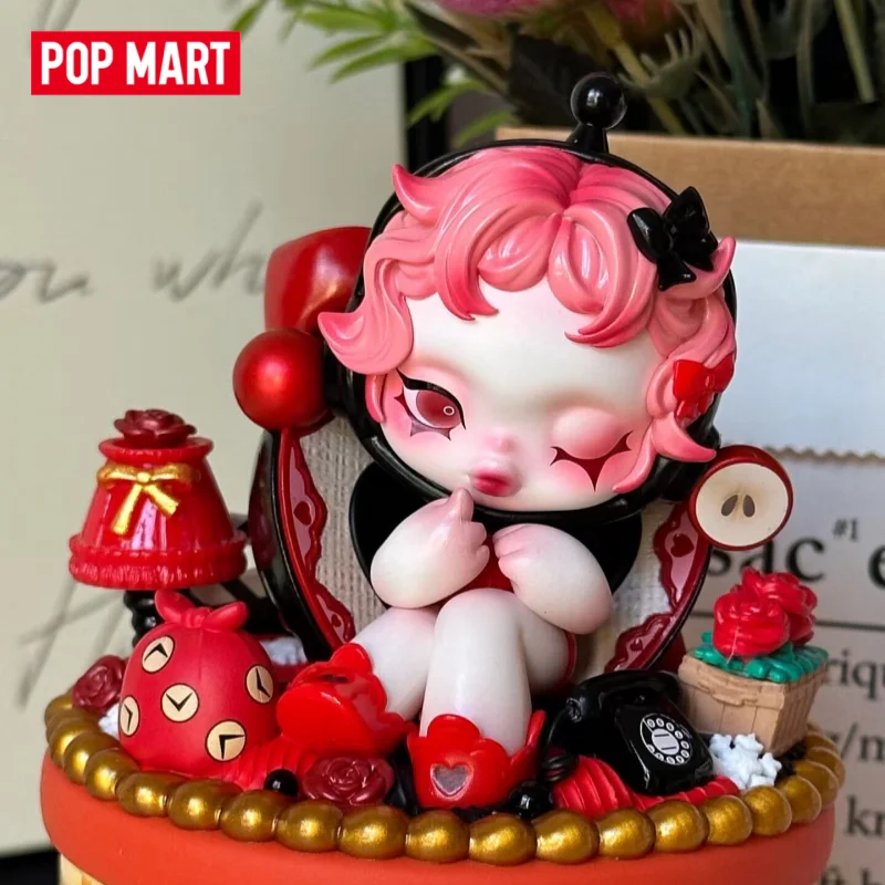 

POPMART Genuine Blind Box Toy Apple Of My Eye Series Labubu Molly Twinkle Twinkle Pvc Collectible Figurines Model Birthday Gift