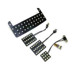 Toyota Wish 20용 7월 킹 카 LED 독서등 케이스 # 시리즈, 5개/세트, 84LED 2835SMD 6000K 장식용 돔 지도 조명