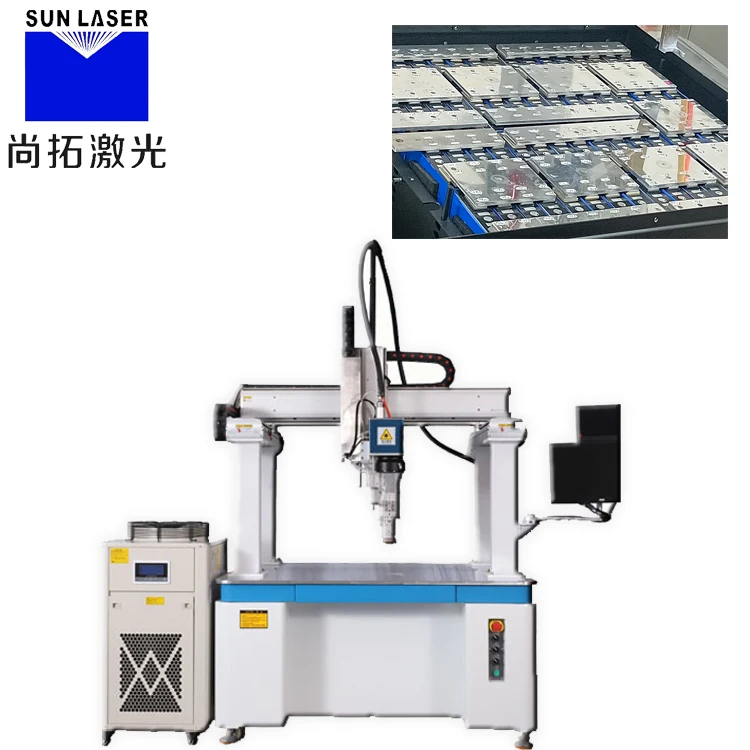 Las er Welding Machine For Battery Cells Automatic Li Ion  Batteries Lithium Prismatic Pouch Cell Pack Price Fibre 3000W Cnc