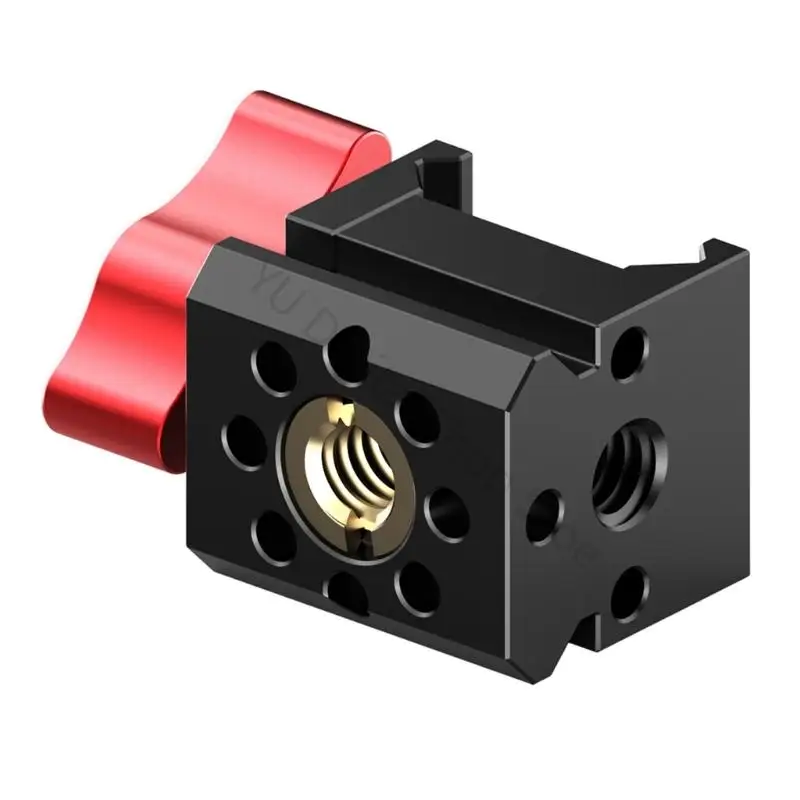 96BA Leichter Gleitklemmenadapter für DSLR-Rig- und Gimbal-Systeme mit mehreren Montagemöglichkeiten und 360°-Drehknopf – Detail 3