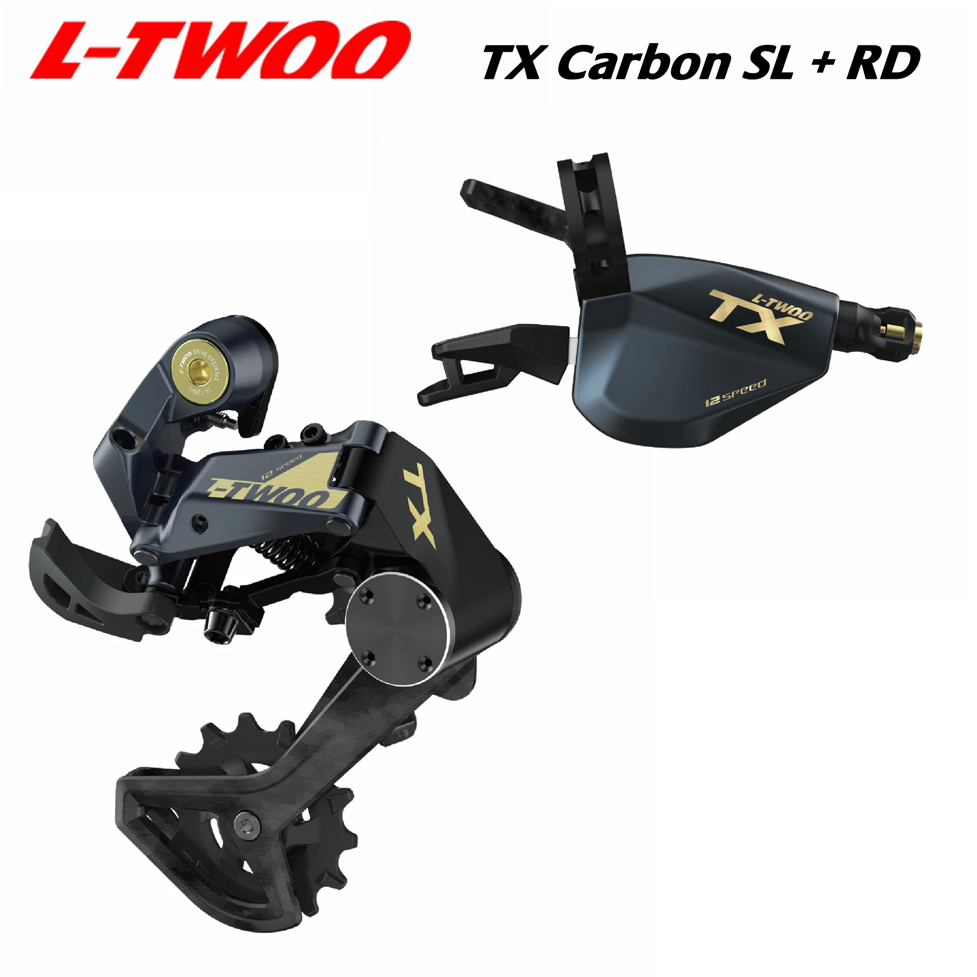 NEW! LTWOO TX 1x12 Speed Two Way Release Carbon Shifter + Stabilize Damping Carbon Rear Derailleur 12s