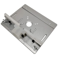 1 Pcs Router Table Insert Plate W/Miter Gauge New For Woodworking Benches Table Saw Multifunctional Trimmer Engraving Machine ,A