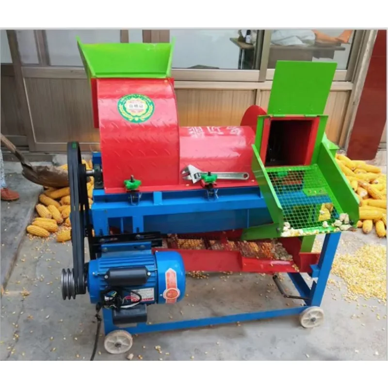 2025Electric Farm Corn Soybean Shelling Thresher Peeling Machine Diesel Maize Sorghum Husker Threshing Sheller Machine for Sale