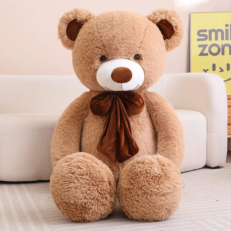 Reuze Teddybeer Pluche Speelgoed 80-120cm Zacht Knuffeldier Grote Kussenpop voor Verjaardag Valentijnsdag Cadeau voor Vriendin