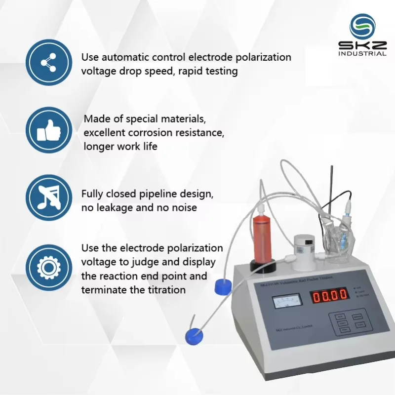 Volumetric Karl Fischer Titration Apparatus Price With Speed Drop Function