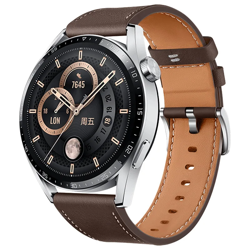 Genuine Leather Strap 22mm for Huawei Watch Wrist Band for Samsung Galaxy for Smart Watch Replace Wristwatch Straps