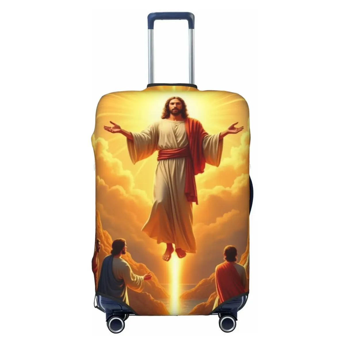

Religious Jesus Christ Travel Luggage Cover Elastic Suitcase Cover Protector Fit 18-32 Inch