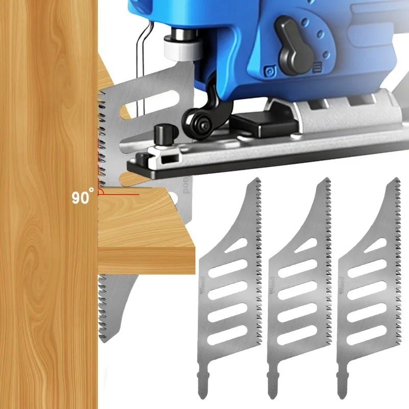 Hochgeschwindigkeits-Stichsägeblatt, robust, T-Schaft, Holz, Metallschneider, Edelstahl, grobe Zähne, Präzision, enger Raum, Werkzeug, Schneidsäge