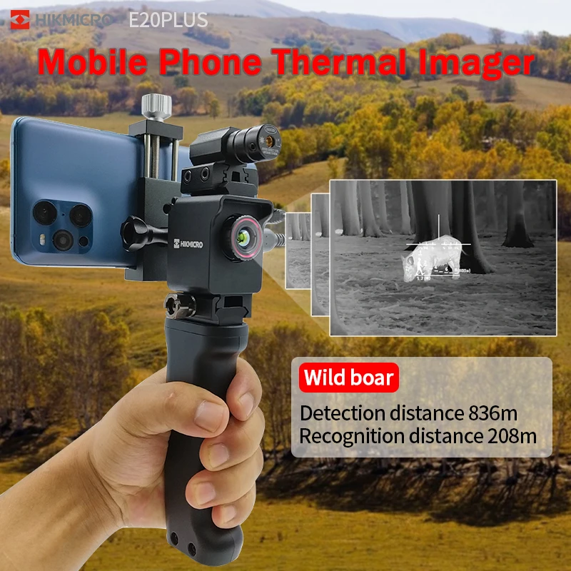 HIKMICRO E20 Plus Mobile Phone Thermal Imager Outdoor Observation Infrared Thermal Imager for Night Hunting