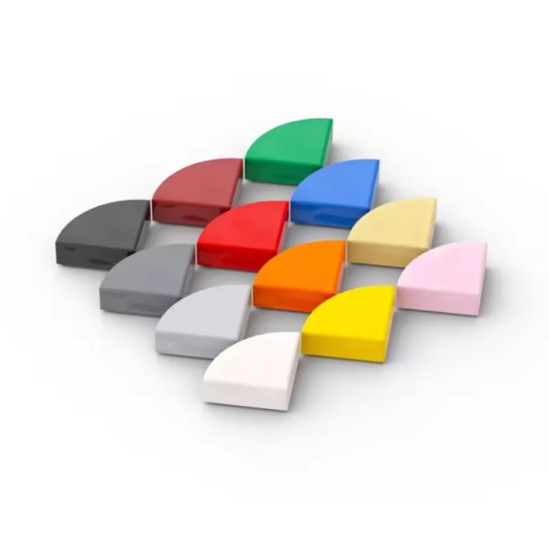 20PCS MOC Assembles Particles 25269 48410 Tile Round 1 x 1 Quarter DIY Building Blocks STEM Stacking Bricks Educational Toy