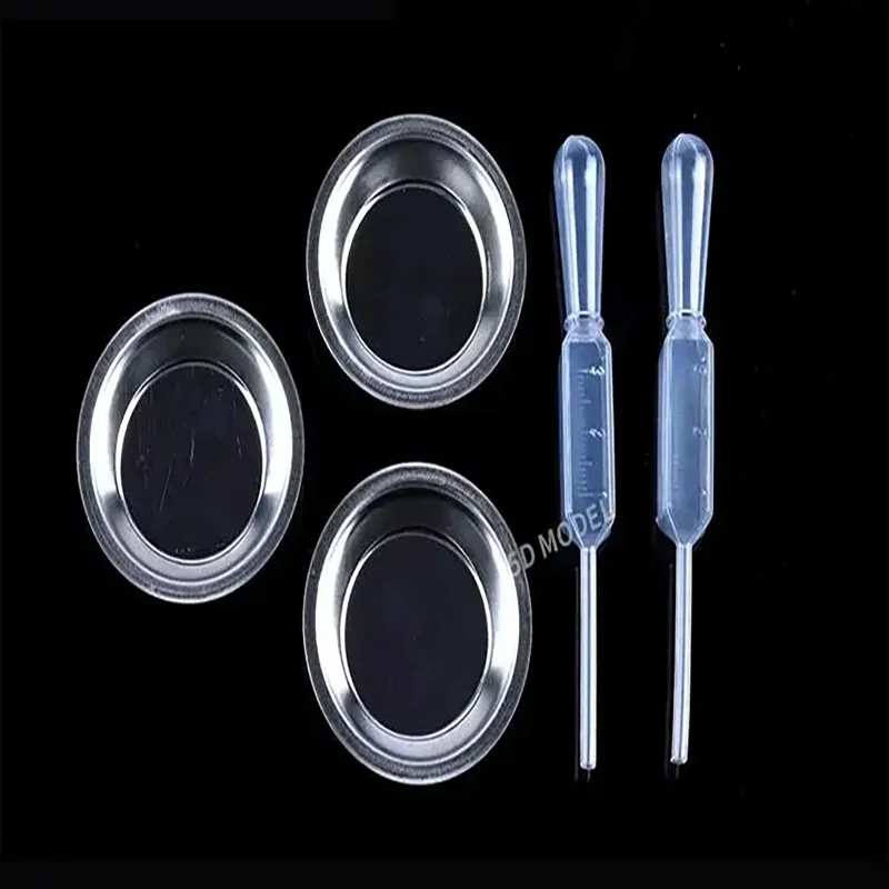 Ustar UA-90017 Juego de paleta: paleta de pintura y pajita cuentagotas para herramientas de construcción de bricolaje modelo