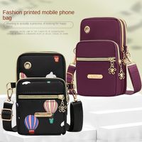 New Multifunctional Mobile Phone Bag Crossbody Bag Mini Cell Phone Pouch Wrist Bag Women's Messenger Bag Sports Arm Bags