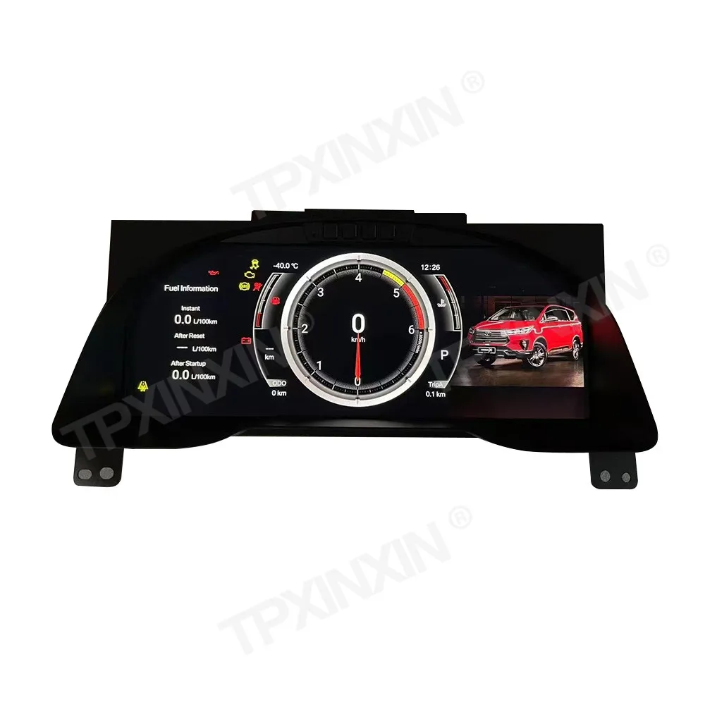 Para Toyota Innova 2016 ~ 2022 sistema Linux Digital LCD Panel de salpicadero de coche tablero Digital control del volante