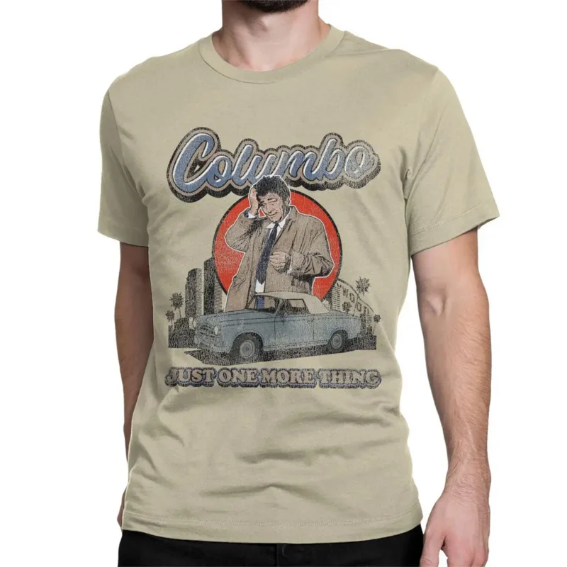 Y2K Columbo Detective Worn Out T- For Men TV Shows Casual Cotton Tee O Neck Short Sleeve T Shirt Summer Clothes