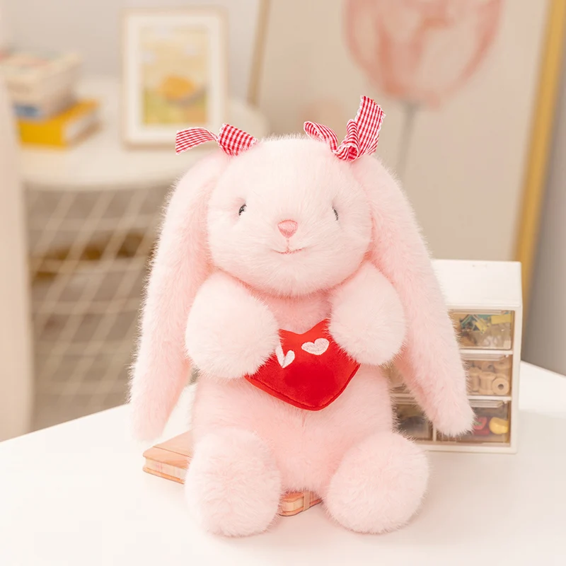 

Cute Stuffed Love Rabbit Plush Toy Soft Toys Cushion Bunny Kid Pillow Doll Birthday Gifts For Children Baby Accompany Sleep Toy