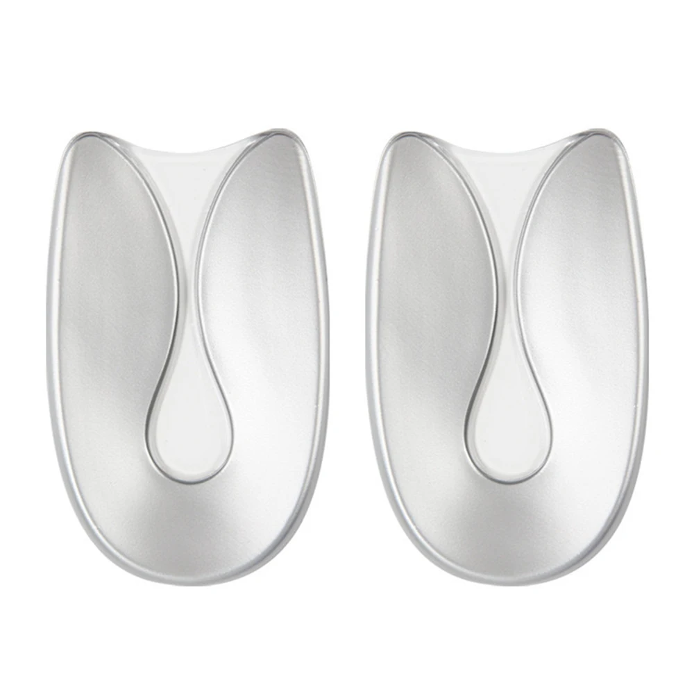 1 쌍 실리콘 발 뒤꿈치 깔창 흡수 신발 패드 자체 접착 발 뒤꿈치 패드 충격 발바닥 근막염 발 통증 완화 젤 쿠션