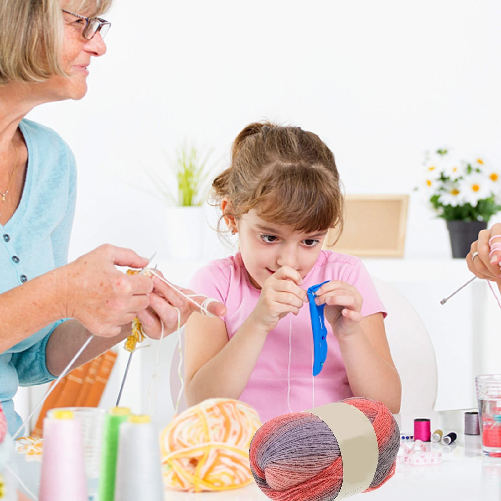 

Premium Wool Yarn Knitting Crochet Soft Comfortable DIY Handmade Sweater Hat Accessories Crafts Woolen Material