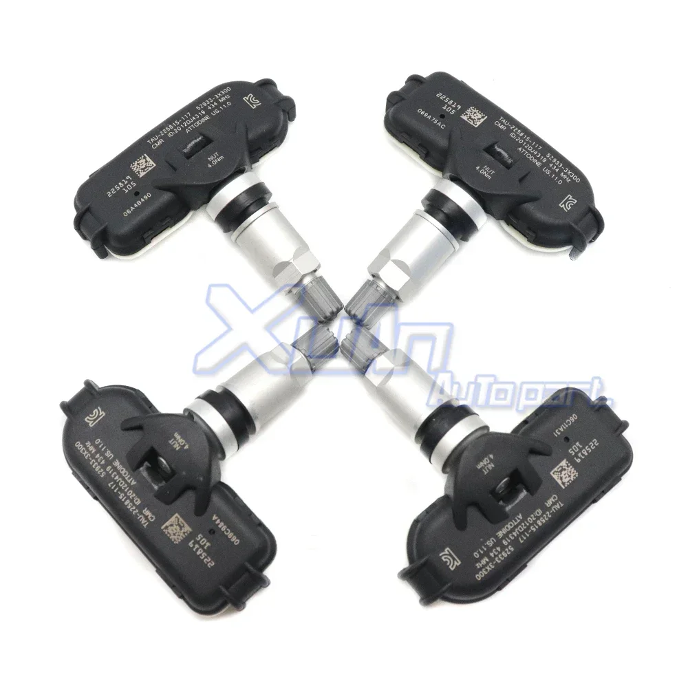 TPMS roda Sensor Monitor tekanan ban, TPMS Sensor roda Sensor Monitor tekanan ban untuk Hyundai I30 I35 Elantra Kia K3 RIO 434MHZ 529333X300 52933-4V000