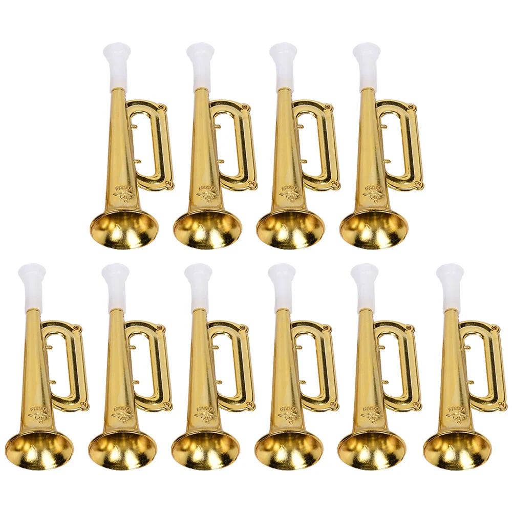 

10 Pcs Cheering Horn Kids Trumpet Gathering Supply Wear-resistant Small Portable Prop