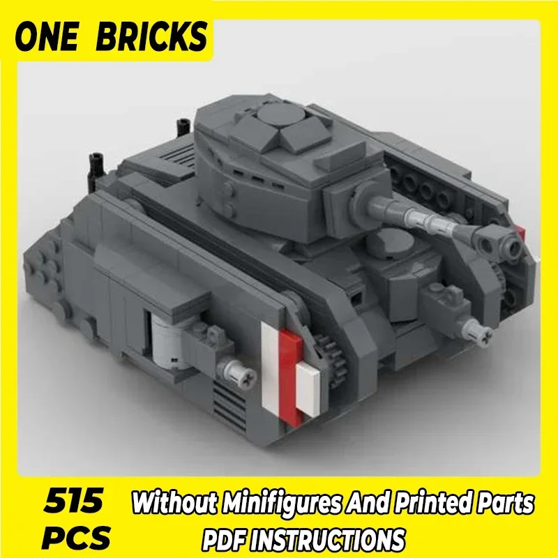 Technical Moc Bricks Famous Games Model Main Battle Tank Modular Building Blocks Gifts Toys For Children DIY Sets Assembling