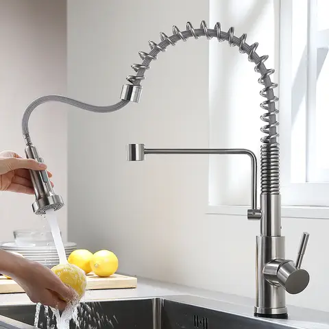 Nickel sensor kitchen faucet with touch control WANFAN