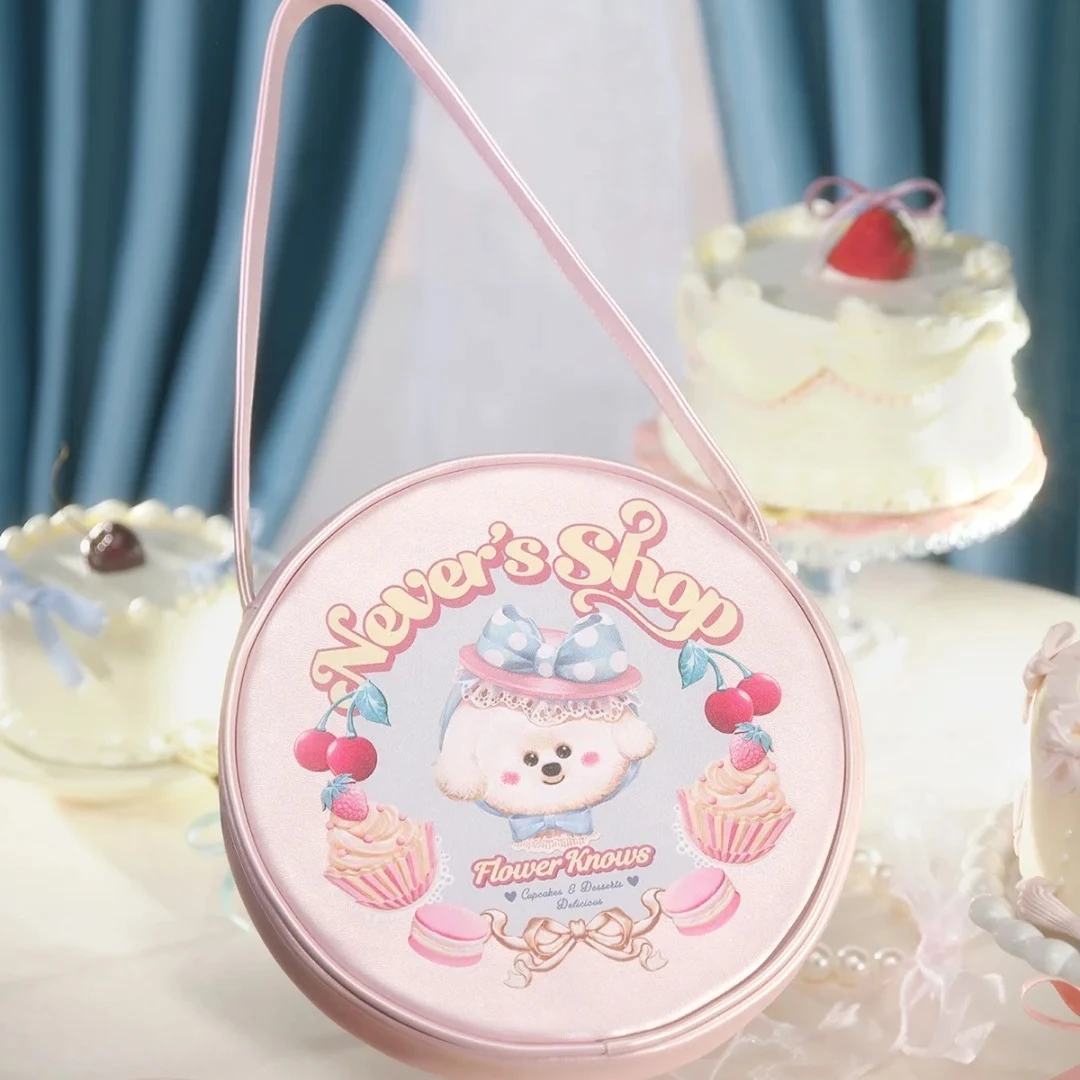 Flower Knows Nevers Shop Series Pink Color Cosmetic Bag Coin Purse