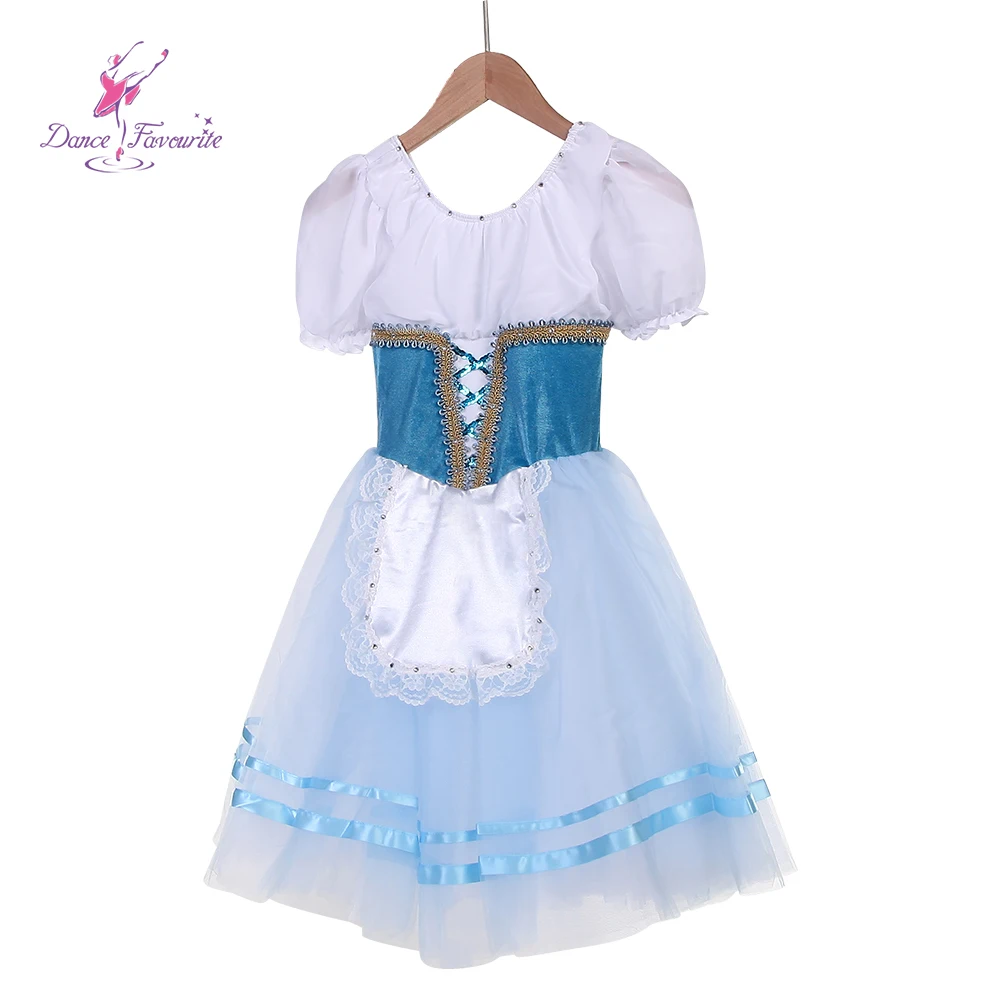 Dans Favoriete Ballet Tutu's 21003 Licht Zeeblauw Ballet Tutu Danskostuums Romantische Lange Ballet Tutu Danskostuum