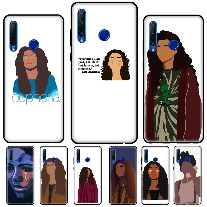 Euphoria Zendaya Rue Phone Case For Honor Magic 5 4 Lite 50 70 90 8X 9X 10 Lite X6 X7 X8 X9 X8a X9a Back Cover