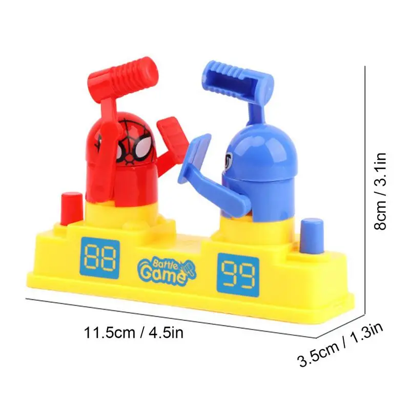 Table Boxing Game Mini Robot Fighting Toys Battle Robot Old Games Portable Kid Board Games Punching Birthday Gift Birthday Gift