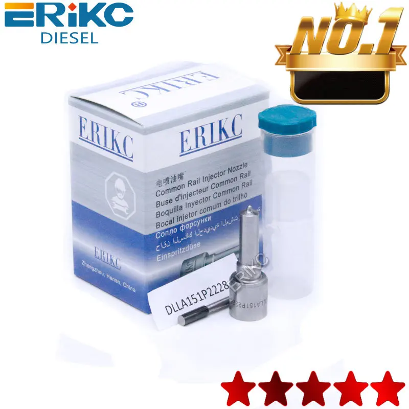 ERIKC 0433172258 Nozzle Parts DLLA151P2228 Fuel Injectors Assy DLLA 151P2228 Inyector Spacer DLLA151 P2228 for 0 445 110 434