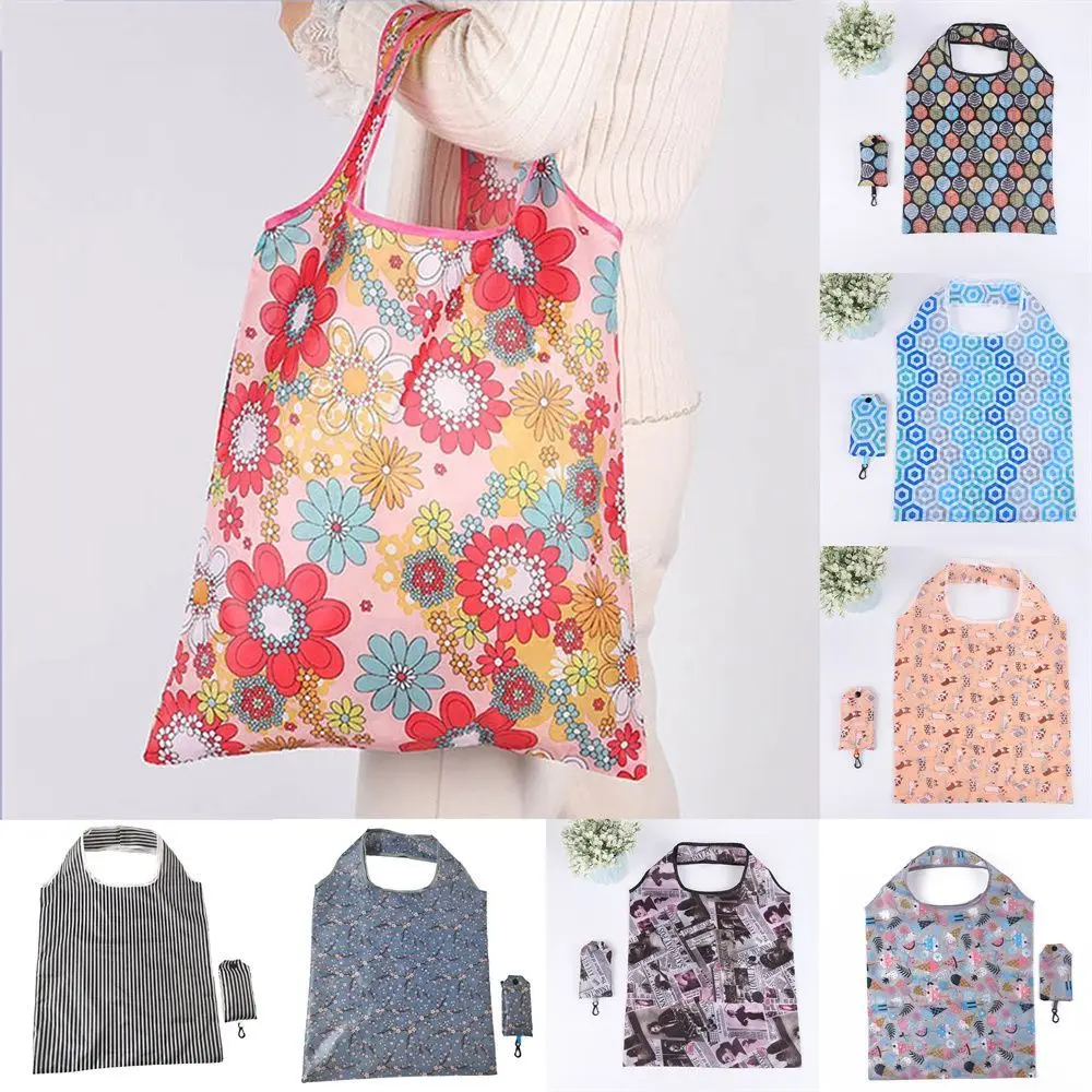 Shopper Bag Grocery Package Shoulder Shopping Pouch Washable Eco Bags Foldable Shopping Bag Large Handbags Reusable