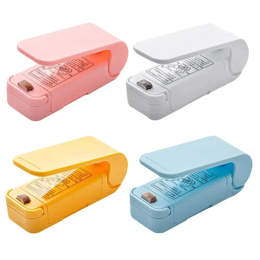 Mini Heat Bag Sealing Machine Package Sealer Bags Thermal Plastic Food Bag Closure Portable Sealer Food Packaging Heat Sealer