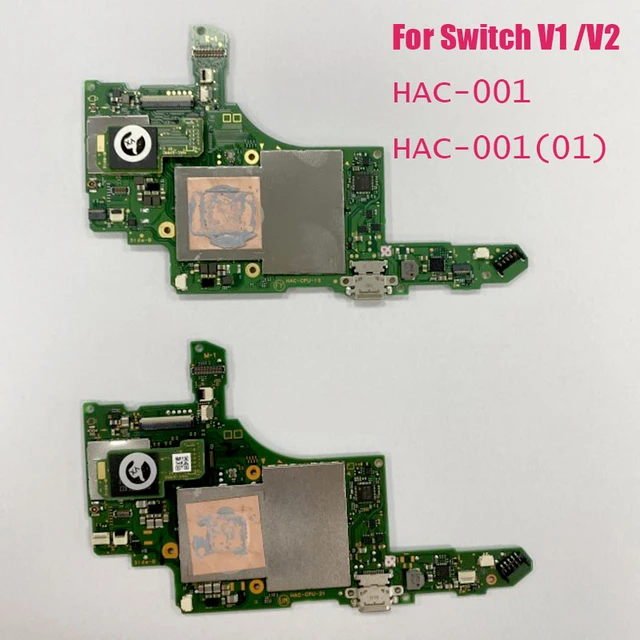 Nintendo Switch HAC-001(01) 用のオリジナルのテスト済みマザーボード,交換用PCB - AliExpress