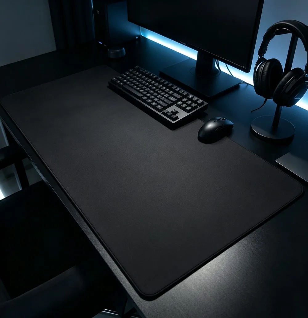XXL HD Print Mouse Pad, Stitched Edge Non‑Slip Rubber Base Large Desk Mat for Laptop PC Keyboard Gaming