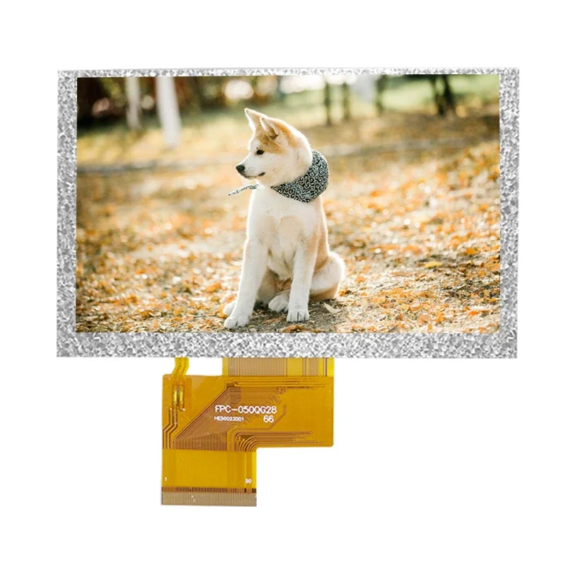 5 inch TFT LCD Display HD 800*480 Resolution 5.0 inch Color Screen ILITTEK Driver Capacitive Touch RGB Interface 50Pin