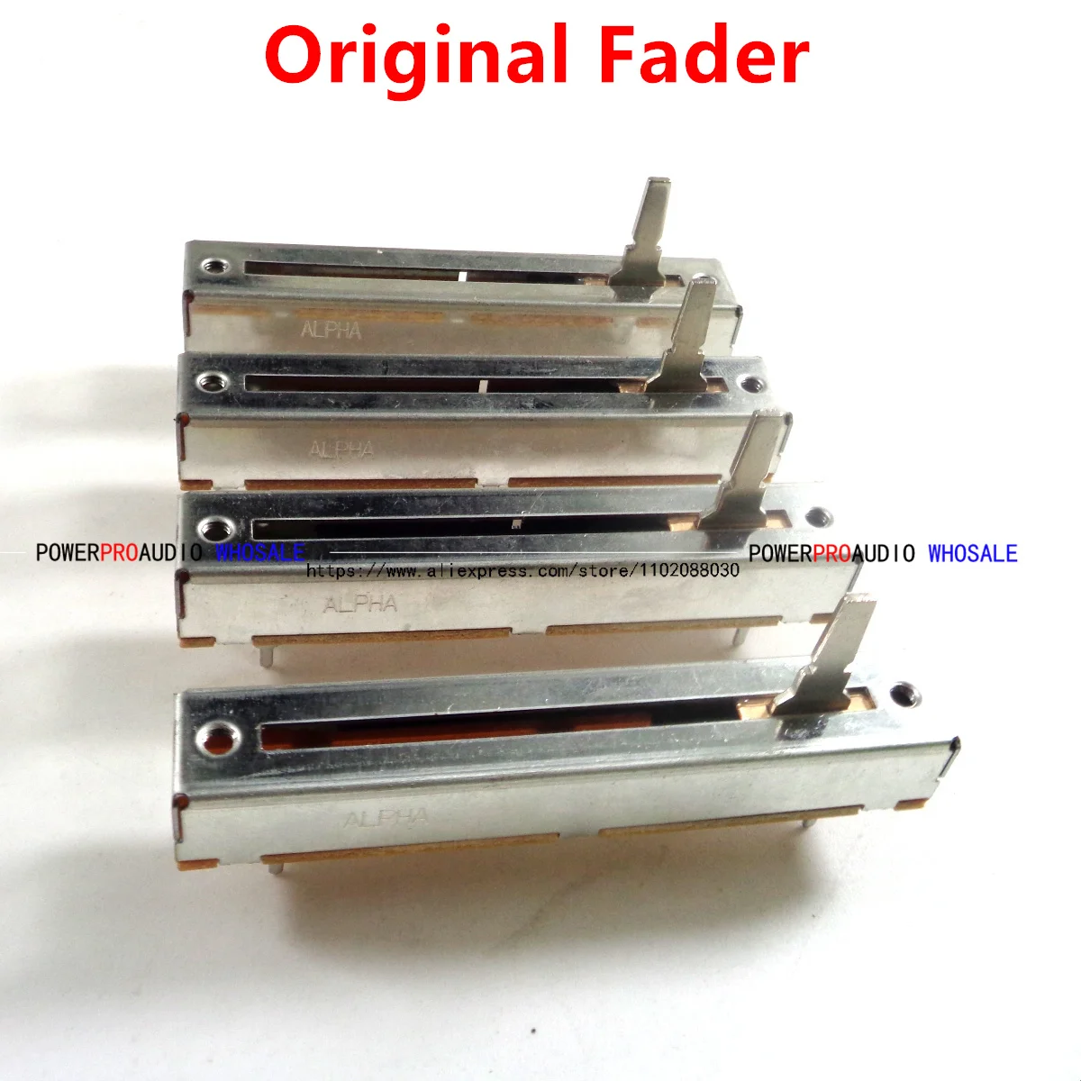 4x original FADER FOR PIONEER DDJ SR SX WeGO WeGO2 XDJ R1 418-S1-701 / 418-PDJ33-672