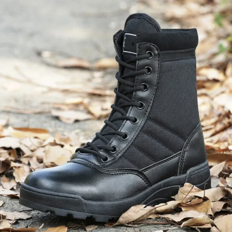 Hot Sale Men Desert Boots High Quality Anti-Slip Men Ankle Boot Unisex Outdoor Hiking Boots Wear-Resistant Men Work Safety Shoes