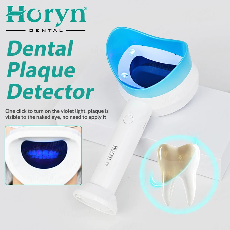 Portable  Dental Plaque Detector Home Oral Tooth Cleaning Tool Oral Hygiene Adults Children Plaque Dental Detection Instrumen