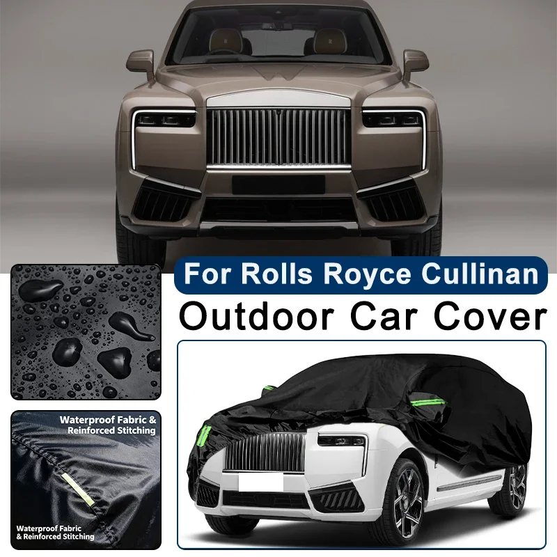 

Outdoor Car Cover Waterproof Dustproof UV Sun Protection, Full Car Protector Exterior Accessories For Rolls Royce Cullinan RR31
