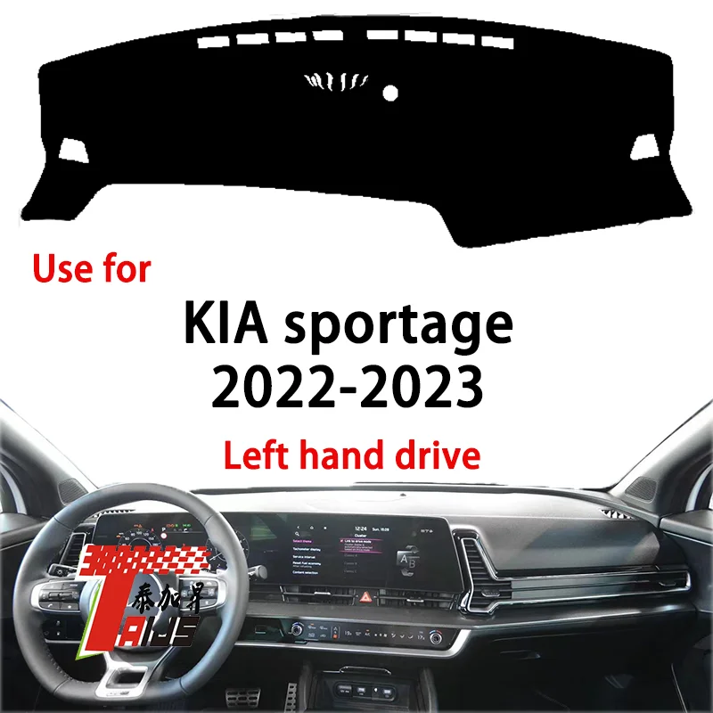 

TAIJS factory Flannel right-hand drive Car dashboard cover for KIA Sportage 2022 2023 Left-hand drive