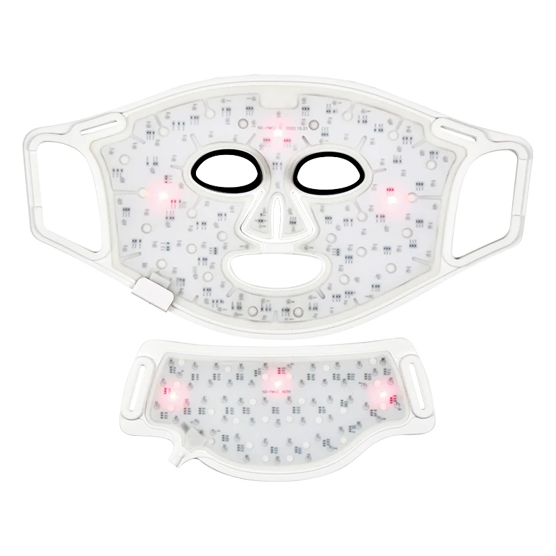 Food Grade Whole Silicone Material Light Therapy Face Mask Led Face Skin Rejuvenation Led Face Mask